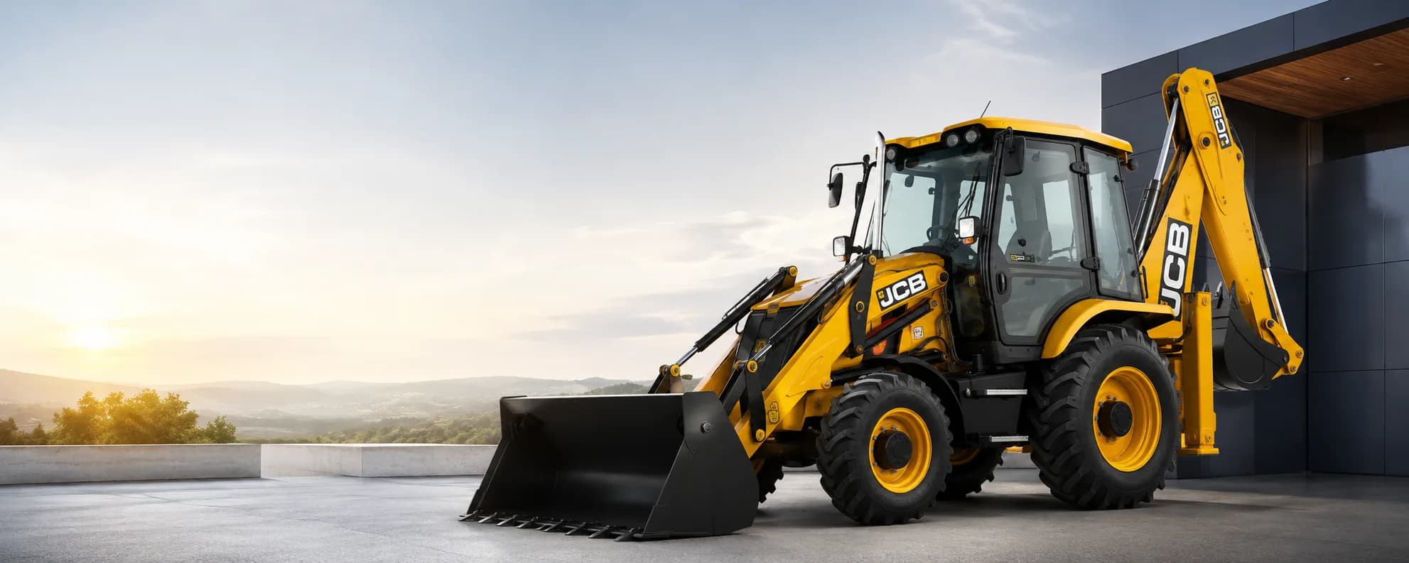 Аренда экскаватора-погрузчика JCB в г. Октябрьский