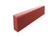 Камень бетонный бортовой вибропресованный тратуарный БР 100.20.8 красный (38,4кг, 44шт/под)