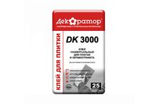 Декоратор ДК 3000 клей для керамической плитки и керамогранита усиленный (25кг)(56шт)
