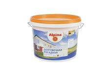 Краска ВД фас.2,35л. долговечная База3 Alpina бел.мат.