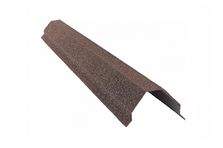 Планка конька простого 188х188 (OSNO Type) 2,0м (OSNO темная глина(мат.)) Планка конька простого 188х188 (OSNO Type) 2,0м (OSNO темная глина(мат.))