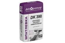 Декоратор ДК 390 Шпаклевка гипсовая универсальная белая (0,5-15мм) 25кг/49шт Декоратор ДК 390 Шпаклевка гипсовая универсальная белая (0,5-15мм) 25кг/49шт