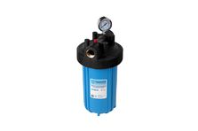 Корпус Big Blue 10", 1" для холодной воды FH 10BB-BM (кронш., маном., латун. вставки) Акватек Корпус Big Blue 10", 1" для холодной воды FH 10BB-BM (кронш., маном., латун. вставки) Акватек