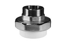 Муфта (полипропилен) комб. разъем. (американка) с наруж. резьб. 40х1 1/4" (40/10)