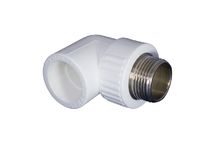Угол (полипропилен) комб. с наруж. резьб. 25х1/2" (90/15)