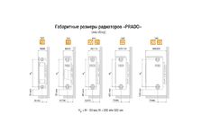 Радиатор панельный PRADO Classic C22-500-1200