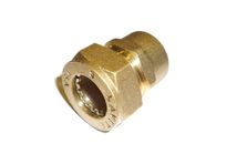 Муфта перех. VS 20х3/4" ВР для гофрированной. нерж. трубы
