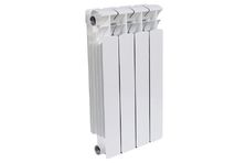 Биметаллический радиатор RIFAR BASE 500/80 (4 секции) боковое подключение (белый RAL 9016)