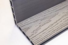 Террасная доска рисунок дерева графит 140*25*3000 АБСОЛЮТ