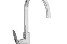 Смеситель AVRORA для кухни Glade AV3021 одноручный (35мм), высокий поворотный излив, хром Смеситель AVRORA для кухни Glade AV3021 одноручный (35мм), высокий поворотный излив, хром