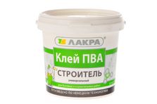 Клей ПВА унив. 0,9 кг СТРОИТЕЛЬ Лакра