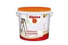 Краска ВД инт.5л. практичная Alpina бел.мат.