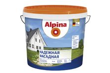 Краска ВД фас.5л. надежная Alpina бел.мат.