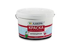ЛАКРА краска ВД интерьерная белый 14кг