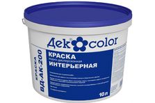 Краска водно-дисперсионная ВД-АК-200 ЛАЙТ (10л/14,2кг)